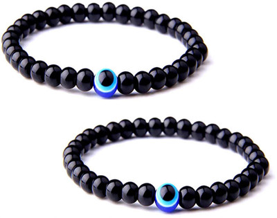 Hjuim Glass Beads Bracelet(Pack of 2)