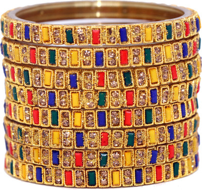 RADHA MOHAN EMPIRE Glass Kada(Pack of 8)