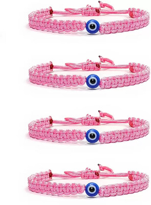 SABRAKAR Fabric Bracelet(Pack of 4)