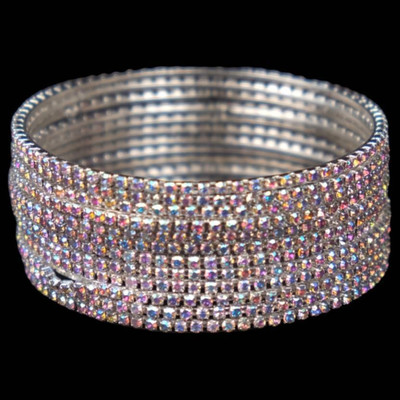 JANVI Metal Bangle Set(Pack of 12)