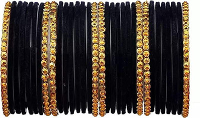 Jay Enterprises Glass Bangle Set(Pack of 32)