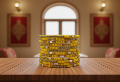 Gulsher Glass Bangle(Pack of 12)