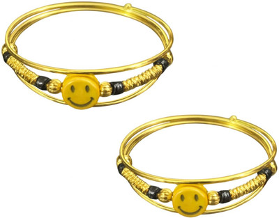 salvusappsolutions Metal Beads Kada(Pack of 2)