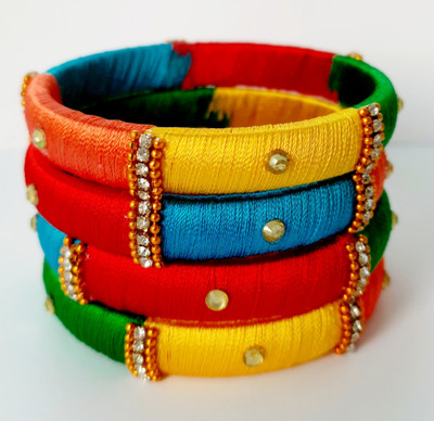 Nidhi's - World of Creation Dori Bangle Set(Pack of 4)