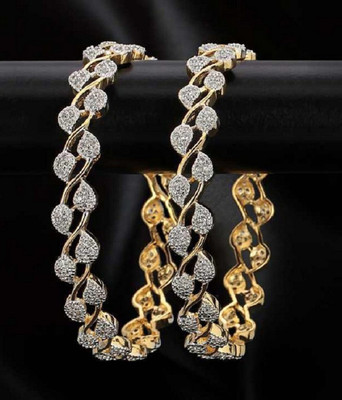 TMF STORE Alloy Gold-plated Bangle Set(Pack of 2)