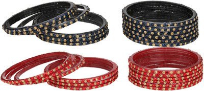 AFAST Glass Beads, Crystal Bangle Set(Pack of 10)