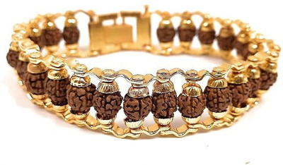 SoftTouchy Rudraksha Gold-plated Bracelet