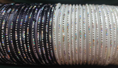 devanya crafts Glass Bangle Set(Pack of 10)