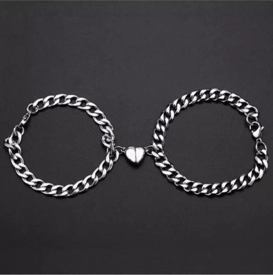 MAATRCHAAYA Alloy Sterling Silver Bracelet Set(Pack of 2)