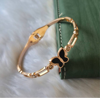 Ruby Tex Brass Crystal Gold-plated Bracelet