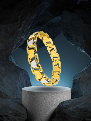 RKB SALES Alloy Cubic Zirconia Gold-plated Bracelet