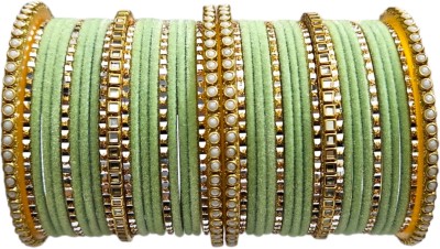 TBK Brass, Alloy Gold-plated Bangle Set(Pack of 42)