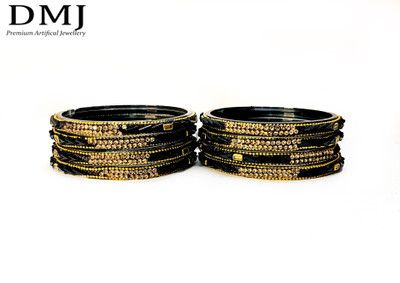 DMJ Glass Bangle Set(Pack of 8)