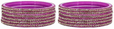 kanganwrold Glass Bangle Set(Pack of 12)