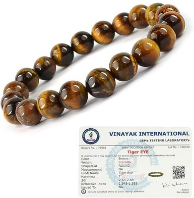 VIBESLE Stone, Tiger's Eye Crystal Bracelet