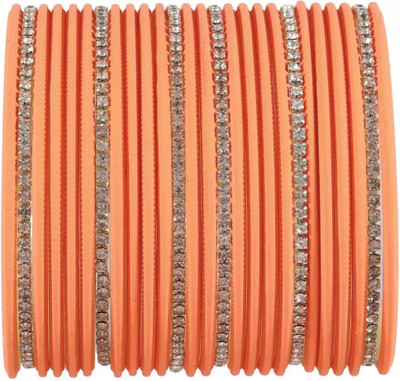 DONERIA Metal Zircon Bangle Set(Pack of 26)