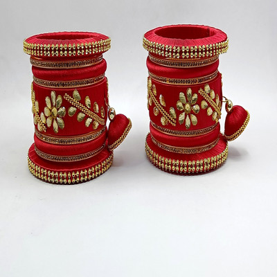 MAHAVEER TRADERS Alloy Bangle Set(Pack of 2)