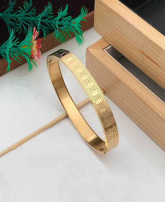 MAME CREATION Stainless Steel Gold-plated Kada