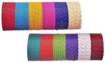 VAKANGAN Alloy Bangle Set(Pack of 10)