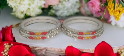 MUSHA Plastic Bangle Set(Pack of 4)