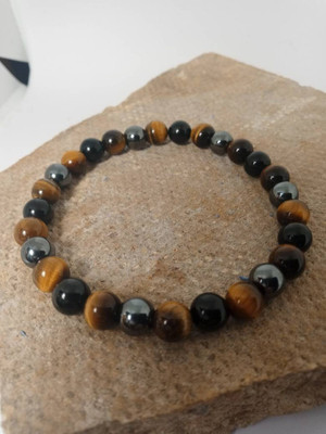 Kavish Enterprises Stone Beads, Agate, Crystal Bracelet