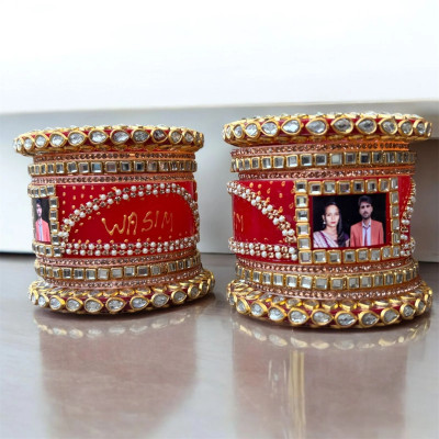 TK Creation Plastic Zircon Chudas(Pack of 2)