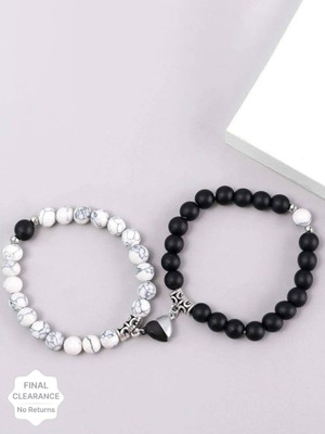 Shiv Dori, Stainless Steel Silver Bracelet Set