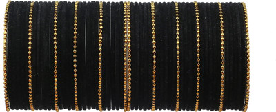 GLIKA Metal Gold-plated Bangle Set(Pack of 60)
