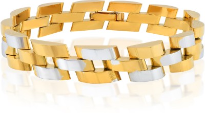 MissMister Brass Gold-plated, Silver Bracelet