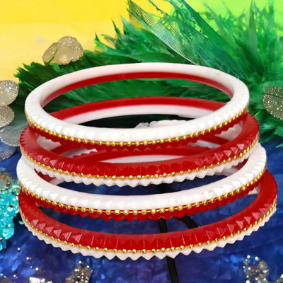 Sajmahal cosmetics Plastic Bangle(Pack of 4)