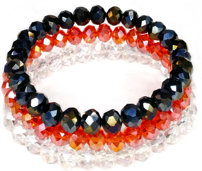 Daivya Wellness Stone, Crystal Beads Bracelet Set(Pack of 3)