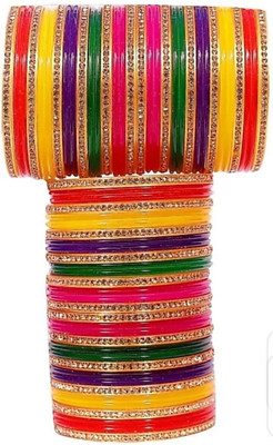 SGN FASHION Glass Bangle Set