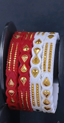 VIVEKANANDA SHOP Plastic Gold-plated Shakha Pola(Pack of 4)