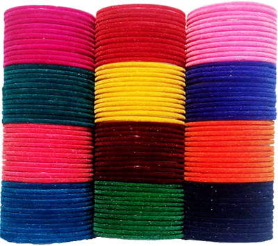 Dreamy Designs Glass Bangle Set(Pack of 144)