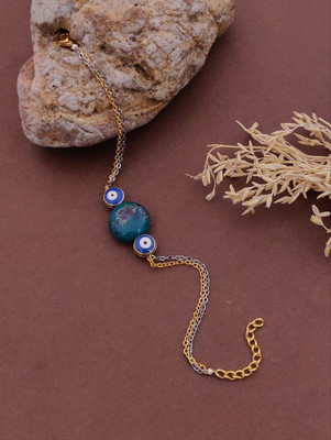 RAXOR Alloy Crystal Gold-plated Bracelet