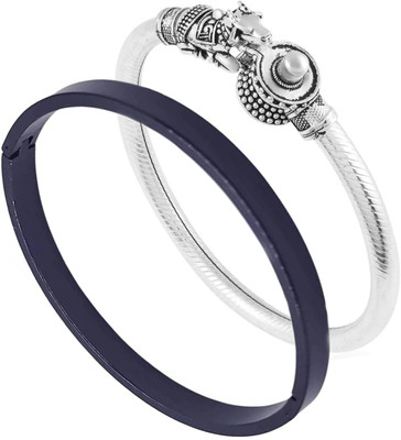 Neerajyoti Silver, Sterling Silver Bracelet(Pack of 2)