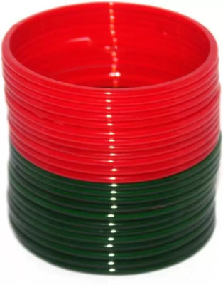 Shikhashringar Glass Bangle Set(Pack of 10)