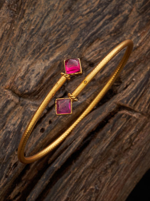 Kushal's Fashion Jewellery Copper Gold-plated Kada