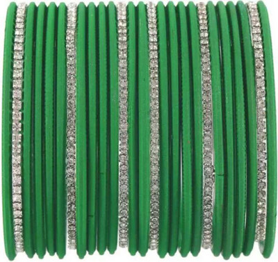 RADHA MOHAN EMPIRE Metal Zircon Bangle Set(Pack of 26)