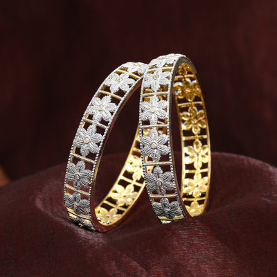 GehenabyEstele Alloy Bangle Set(Pack of 2)