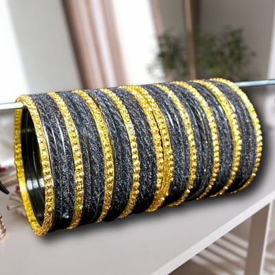 RP BADLAS Glass Beads Bangle Set(Pack of 10)