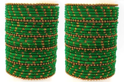 Priya Enterprises Metal, Fabric, Glass Bangle Set(Pack of 60)