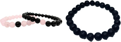 Malas Collection Stone, Glass Bracelet Set(Pack of 2)