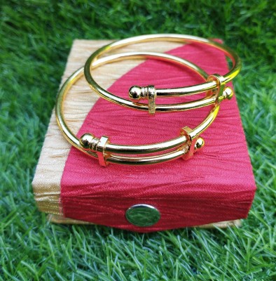 balaji gold Copper Gold-plated Bangle Set(Pack of 2)