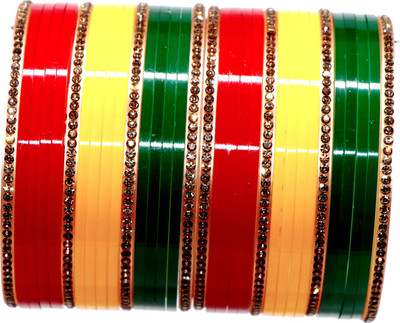RADHA MOHAN EMPIRE Plastic Bangle Set(Pack of 32)