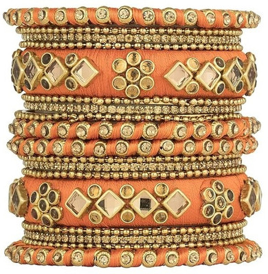 Manasi Alloy Gold-plated Bangle Set(Pack of 2)