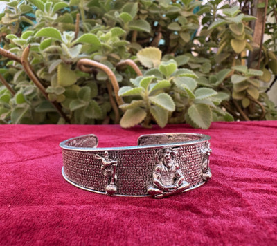 Inites Metal Silver Kada