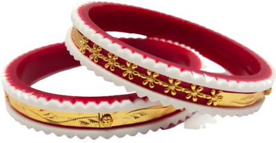 LOGIN THE WORLD AND CSC Copper Bangle Set(Pack of 2)