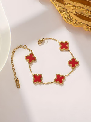 Oralia Alloy Gold-plated Bracelet