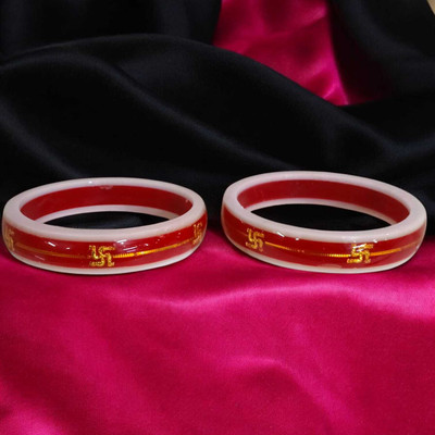 Sajmahal cosmetics Plastic Bangle(Pack of 2)